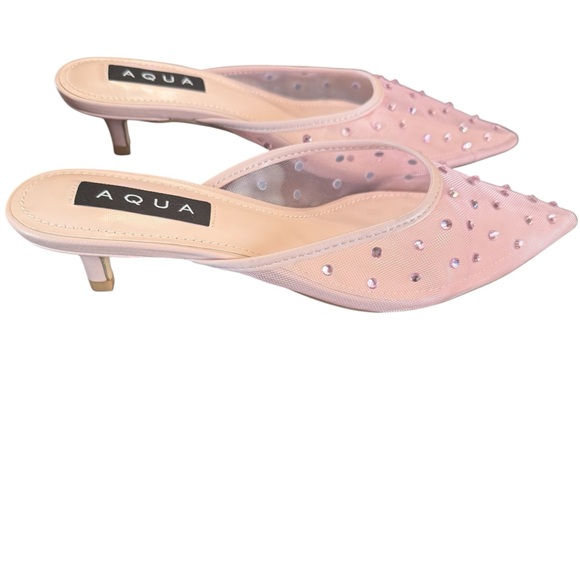 Aqua Shoes - Aqua Rush Embellished Pumps Size 6.5